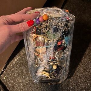 Mystery Jewelry Jar
5 pound jar of mixed jewelry